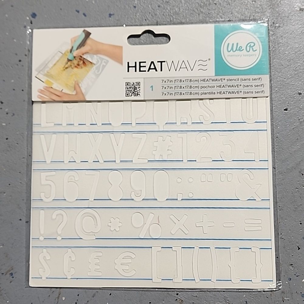 💥5/$25 DEAL! | HEATWAVE STENCIL - Picture 1 of 2